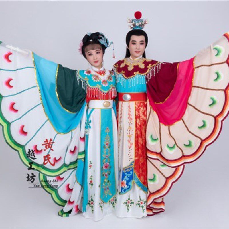 速发 古装戏舞曲台越服丝梁祝蝴蝶衣专业梁祝化蝶剧饰