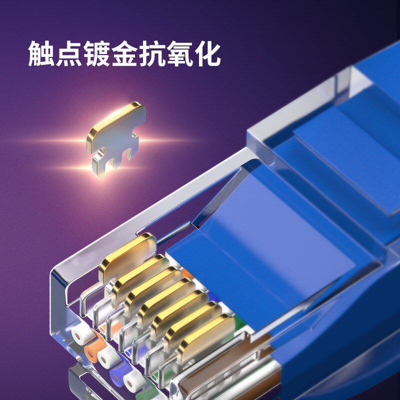 速发六类网线6 家用高速千兆宽带电网连脑由器成品路络跳线