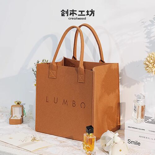 LUBO礼品袋k/创木工坊便携逛街购物袋首饰盒礼品袋