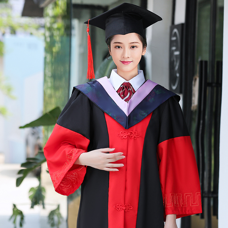 速发导师人 成服服学士服硕士导师校长服大学生毕业礼服