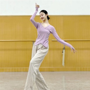艺考 服款 速发新装 舞典练功服上衣古蹈舞专业形体训练飘逸长袖