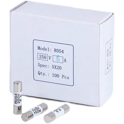 速发R054陶瓷保险丝保险管5X20mm保险芯250V熔断器5X25 1A10A 15A