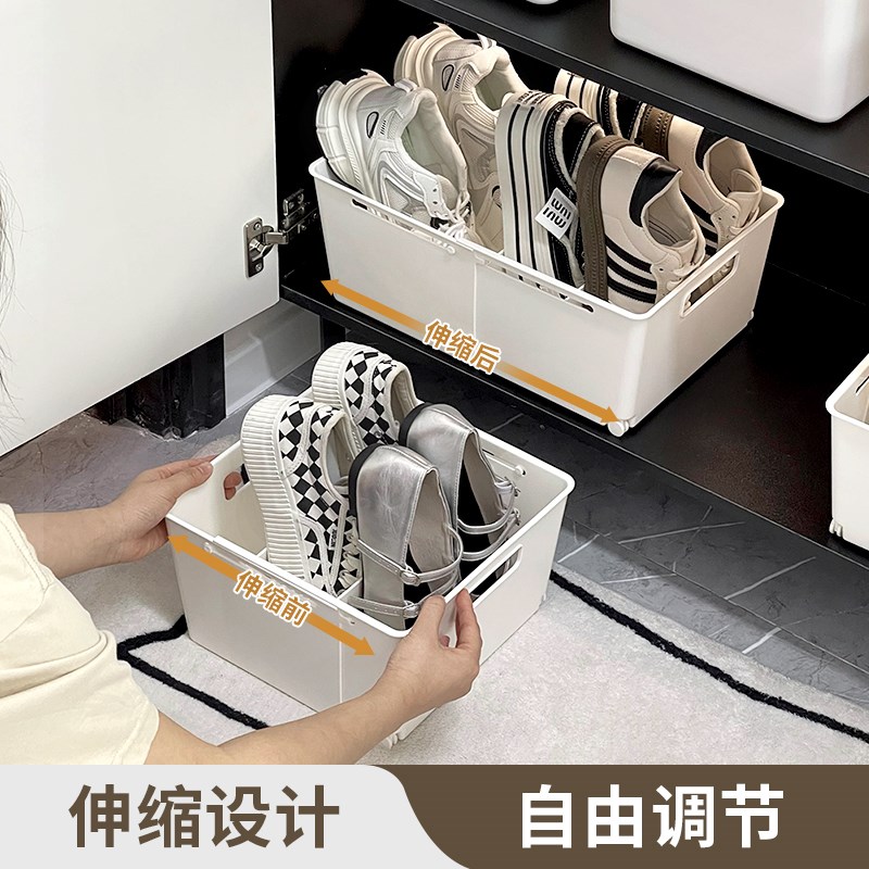 速发家鞋分格鞋子收纳纳用柜收盒神器高跟鞋大容量可叠加分类鞋盒