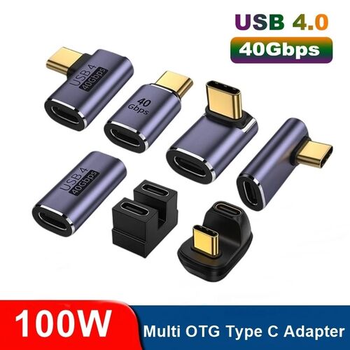 现货速发100W t  4.0 Type C Adapter OTG 40Gs Fast Data Tras