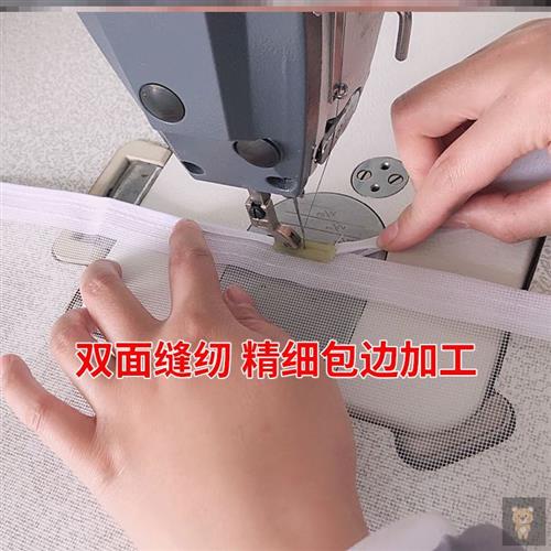 现货速发加厚拉门简易黏贴楼房软纱门纱窗防猫跳楼防盗窗宿舍过滤
