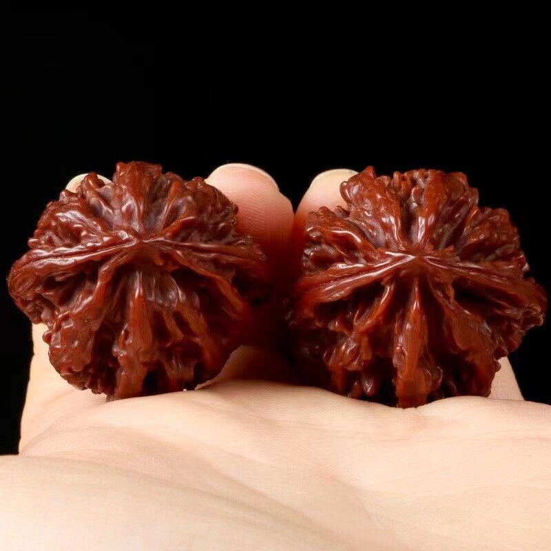 速发高抛包浆手化灯笼秋子核桃东北秋子玉把麻文玩核桃异形件核桃
