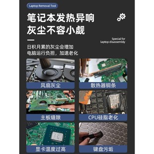 速发螺玩电脑清灰工具套装硅脂硕家国度拆机华丝刀r维修