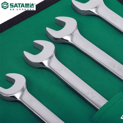 速发新款工具套ASAT装12件全抛手开口快扳汽车维修套筒扳光套