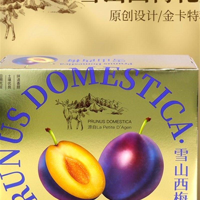 速发高档水果礼品盒高级感西梅包装盒包装纸箱通用空盒礼袋手提袋