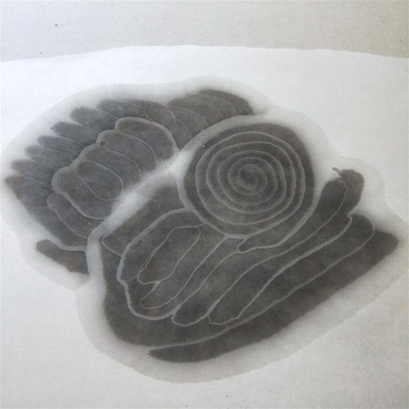 速发四尺加厚生生纸 国画宣纸国画尺用 学生 包邮六专对开半宣熟