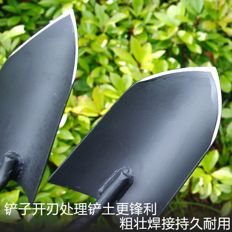 速发锰钢小铲子园艺工具家用铁铲种菜养花挖土神器户外钓鱼铲儿童