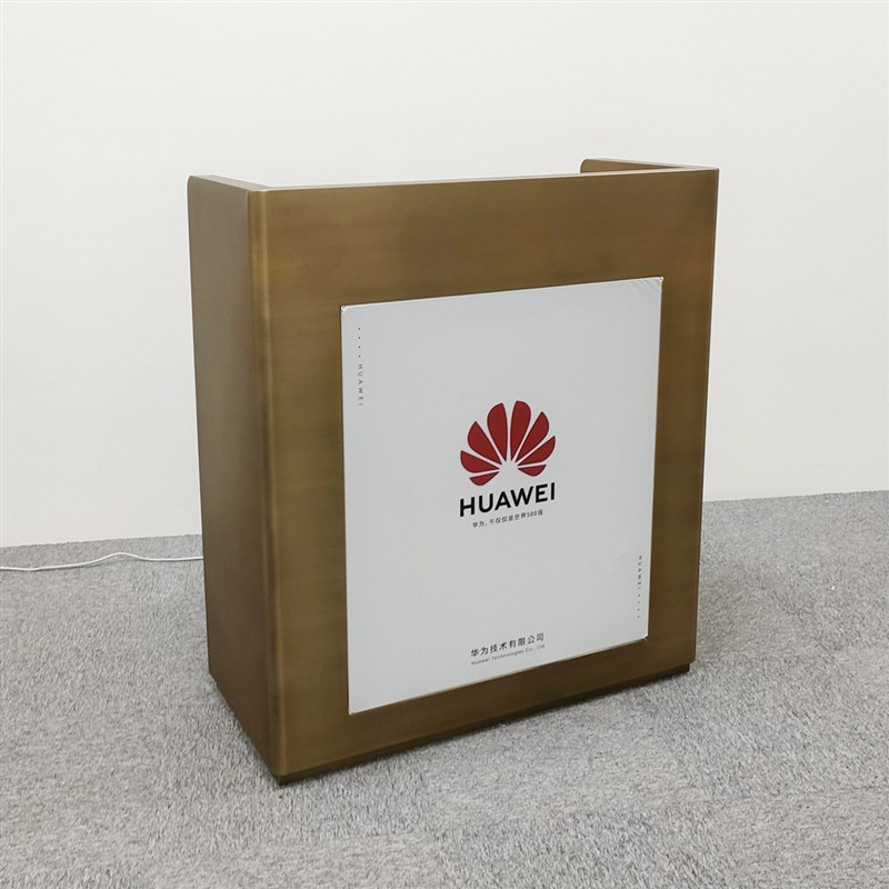 速发不楼迎演讲台售锈部酒店钢宾台接待台轻奢台咨客台主持台讲台