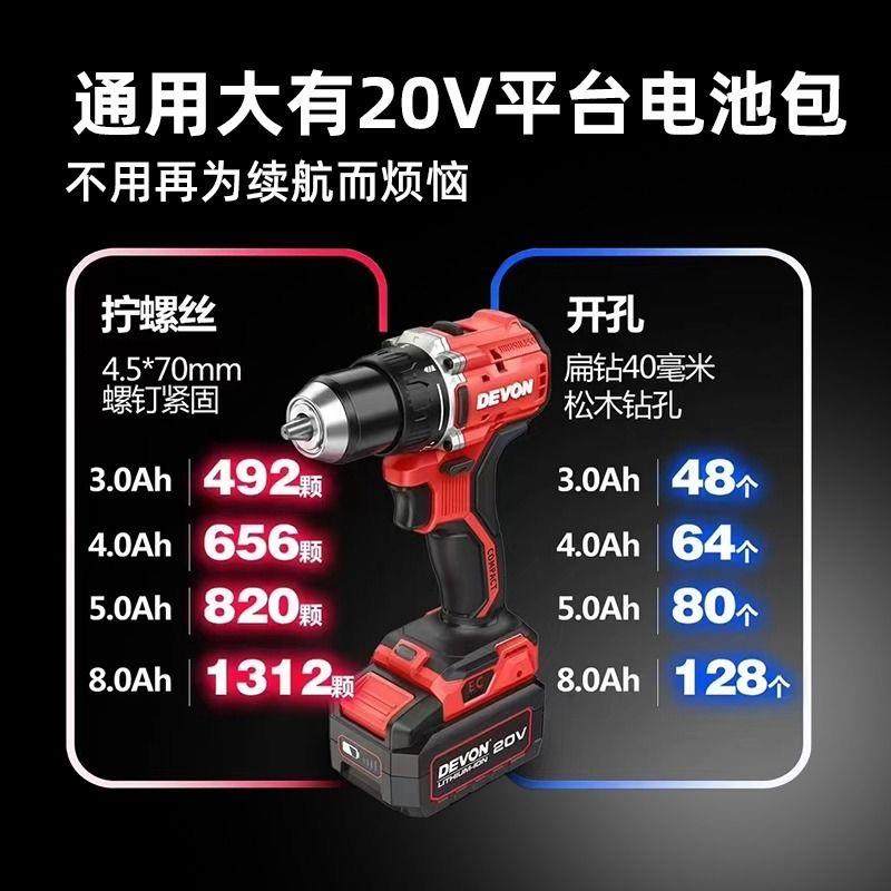 速发大有充电电电钻无刷冲击锂电起矩机钻拧大扭子工业级手动工具