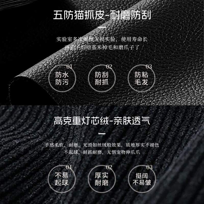 沙发客厅小户型民宿出租房双三人位大象耳朵懒人直排布艺沙发新款