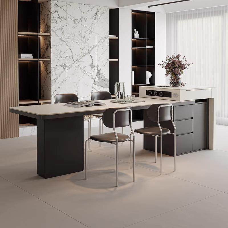 岛台餐桌一体智能电动可伸缩家用大户型意式极简中岛台岩板餐桌椅,纺织面料/辅料/配套,纺织机械配件,淘宝优惠券,粉丝福利购,淘宝优惠卷