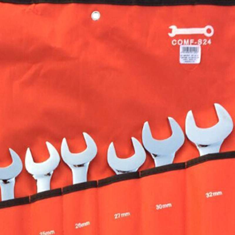 捷科COMF-S24镜抛梅开两用扳手套装24件套铬钒钢6-32mm