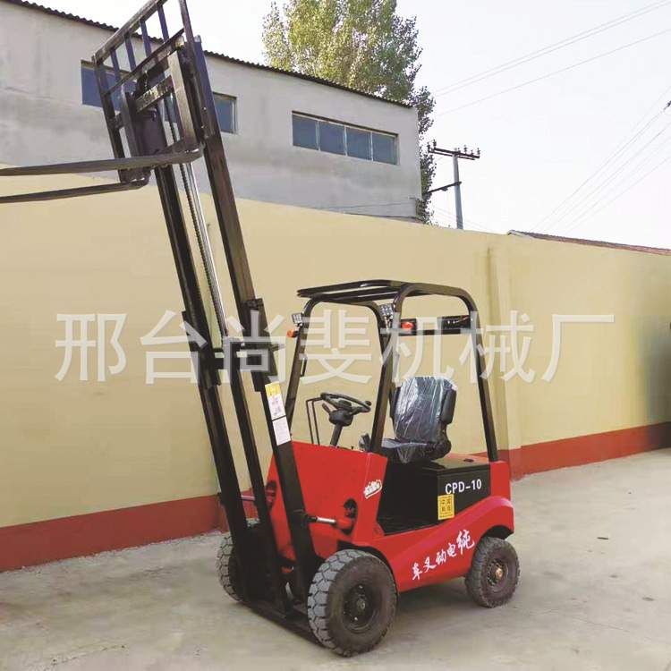座驾式叉车商场超市仓库四轮1/1.5/2吨电瓶搬运装卸堆高车铲车