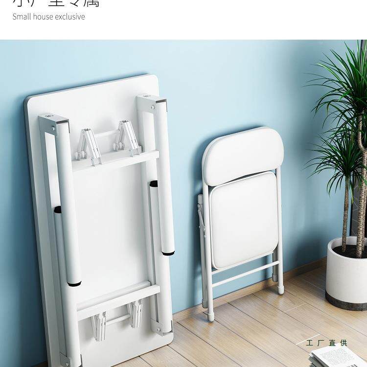 简985易电脑桌椅套装折叠桌家用学生学书习子写字桌卧室女生桌办