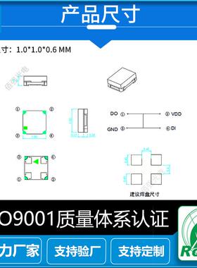 高亮1010LEBD彩幻RG灯珠内置控制IC-0402幻彩可e编RDU贴片ld幻彩