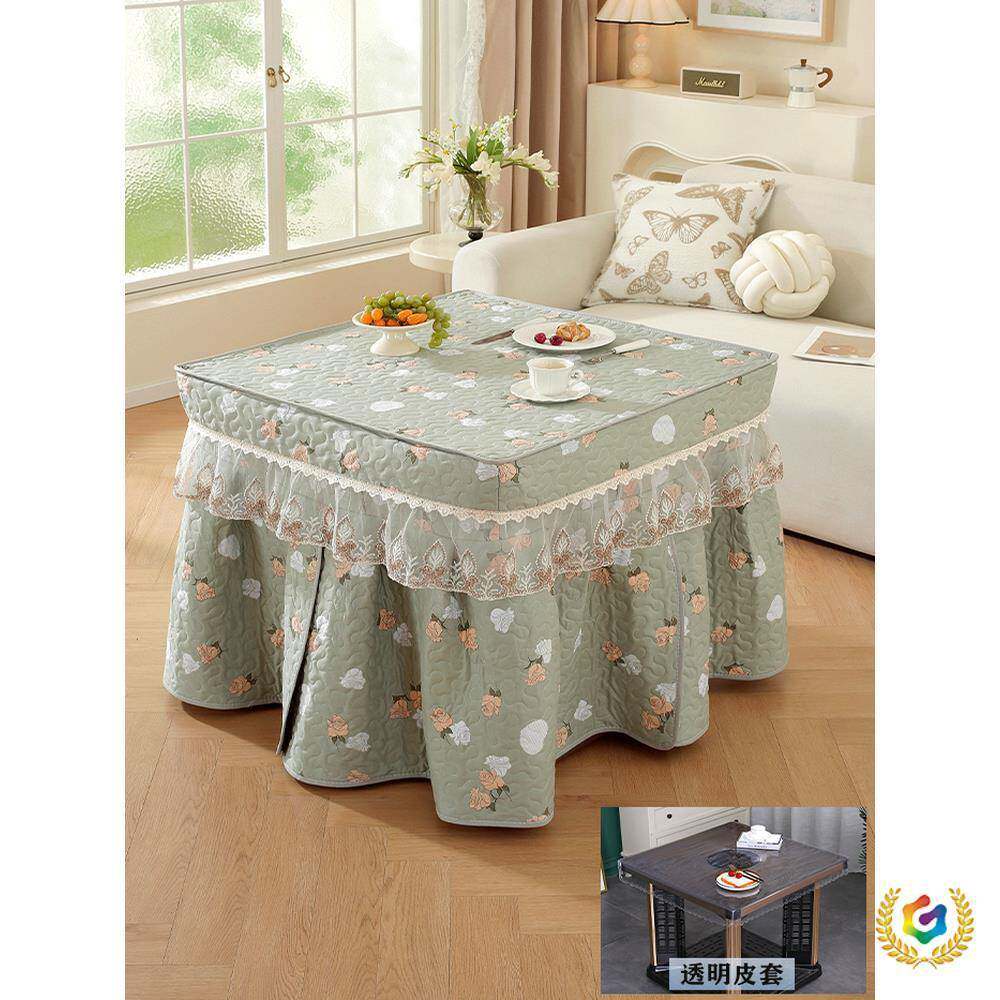 ?冬季加厚火烤火罩电炉罩桌罩烤火桌Fh(x}h($子罩正方形取套暖烤