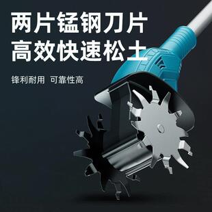 款锂电微耕机松土机挖用翻土机小新型家用农电动锄头CUT土旋耕地