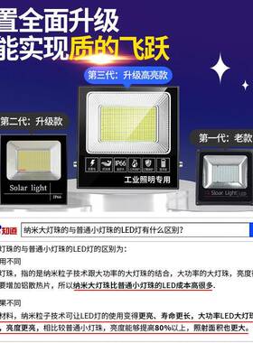 02新款太阳能5户外灯庭院室内外家用超亮拖二人一体感XG-12348应