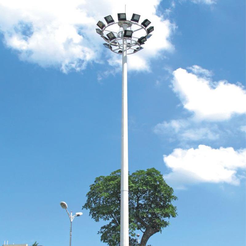 广场足球篮球场高杆灯户外十字路口高亮路灯可升降式led投光灯