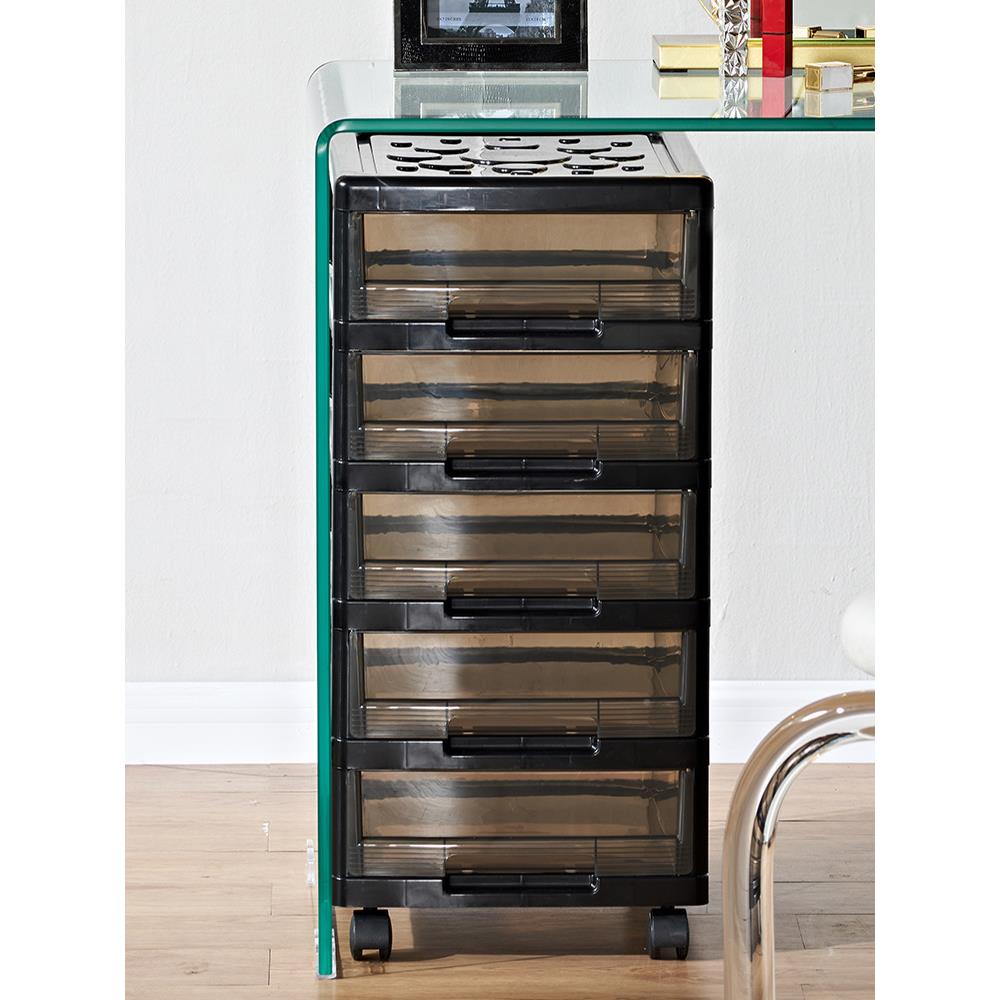 卧室床头办公桌新下厅塑料客窄缝缝RQE储物柜收纳柜抽屉式置物夹