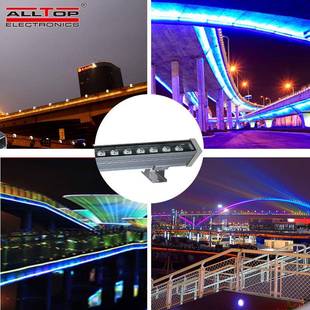 LED洗墙灯2灯7W酒店轮防雨户外亮化工程LED洗墙6014A27 72Wle廓d