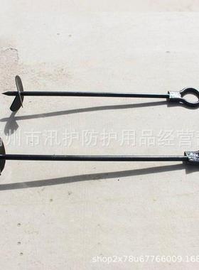 电力锚地REU锚钻全钩埋式绞锚桩钢绳临时拉线地3T5T旋转拉丝力地