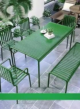 外桌椅套装户合休闲庭院室WKF台外现代简约露茶桌组防水防晒铁艺