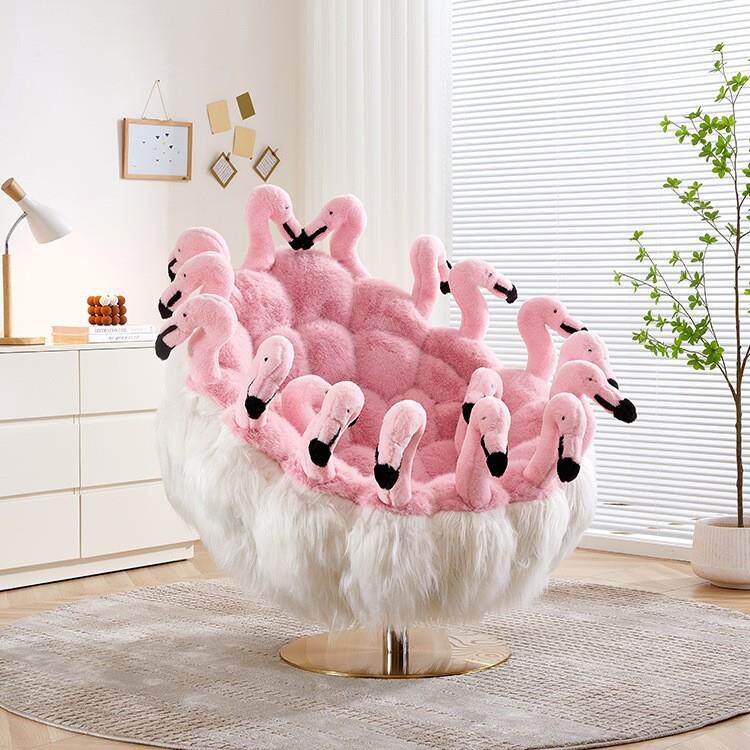 意大利设计师子创意个性玩偶动物椅636公懒人椅布艺北极熊椅沙仔