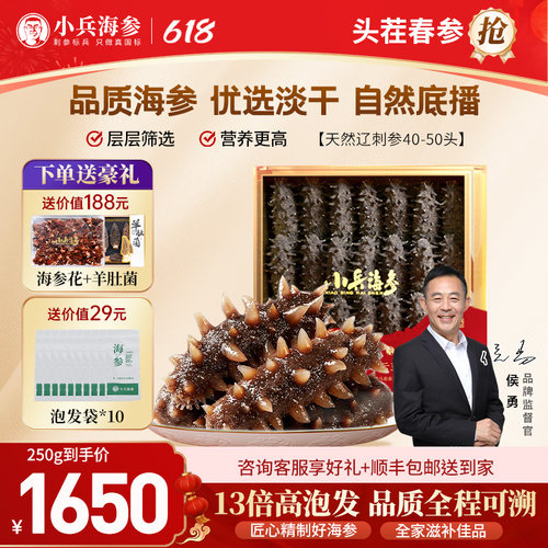 小兵海参淡干海参天然底播刺参