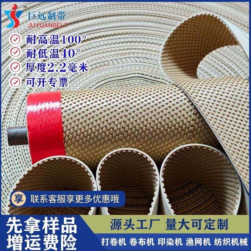 橡胶颗粒防滑带打卷机卷布机印染机止滑皮纺织机械自粘滚筒包胶带