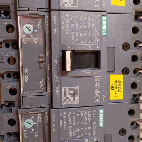 议价塑料外壳式断路器3VA1163-5EE32-0AA0可维修