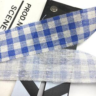 幼儿园环创材料手工布条小清新格子波点田园风包边装饰棉布料花边