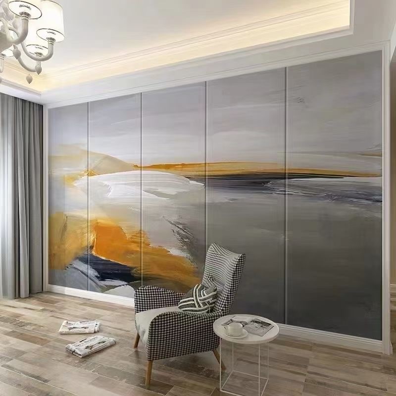 热销定制卧室背景墙硬包轻奢简约现代沙发客厅床电视软包护墙板安