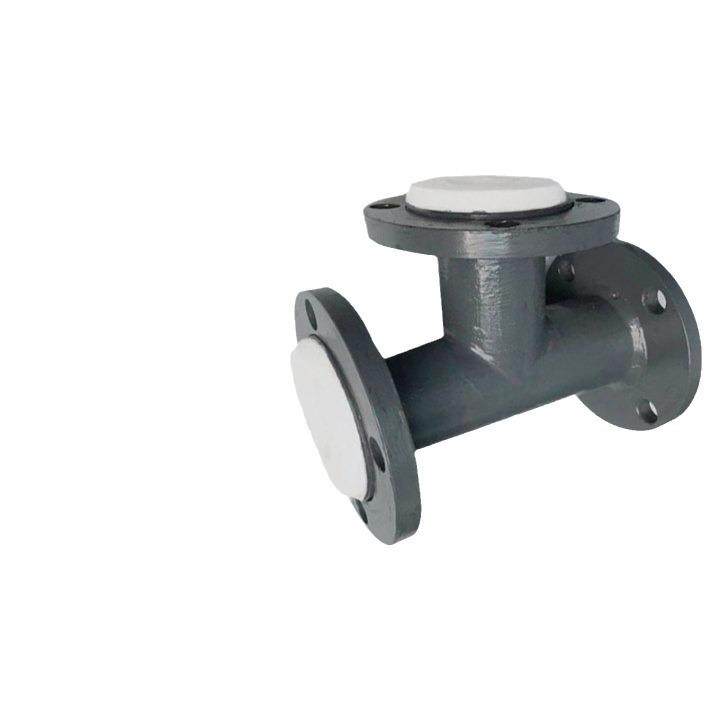 厂家衬塑衬胶90°弯头内衬四氟管件化工钢衬PTFE三通四通管道