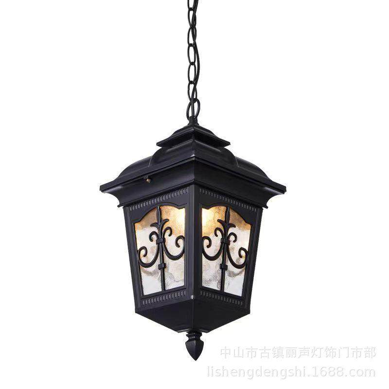 欧式复古简约户外防水吊灯客厅阳台过道走廊花园庭院凉亭子照明灯,家装灯饰光源,智能吊灯,淘宝优惠券,粉丝福利购,淘宝优惠卷