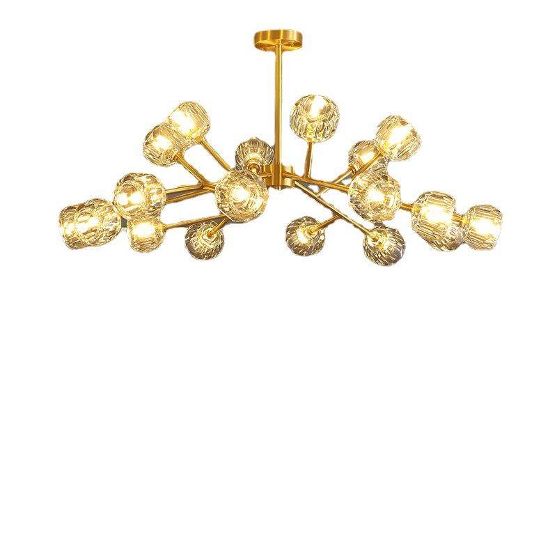 后现代轻奢吊灯客厅灯简约大气水晶球分子灯饰餐厅卧室主灯具北欧