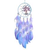 饰水晶石生命树 饰北欧风墙壁装 新款 捕梦网羽毛挂饰高档房间装