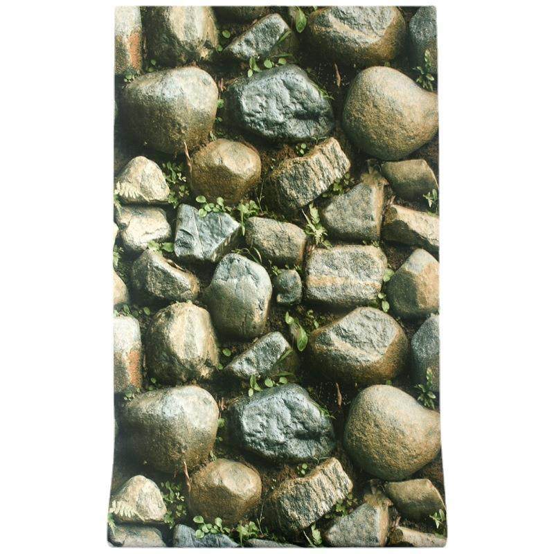 外贸复古砖3d浮雕非自粘墙纸工业风墙贴直播背景装饰pvc壁纸,家装主材,其它材质类墙纸,淘宝优惠券,粉丝福利购,淘宝优惠卷