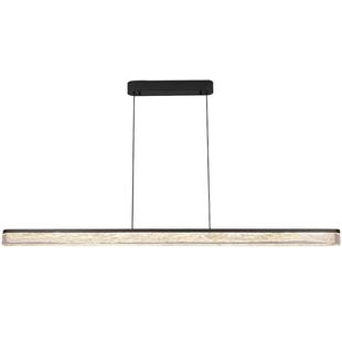 意式 极简餐厅吊灯现代简约吧台创意护眼餐桌设计师高端一字长条灯