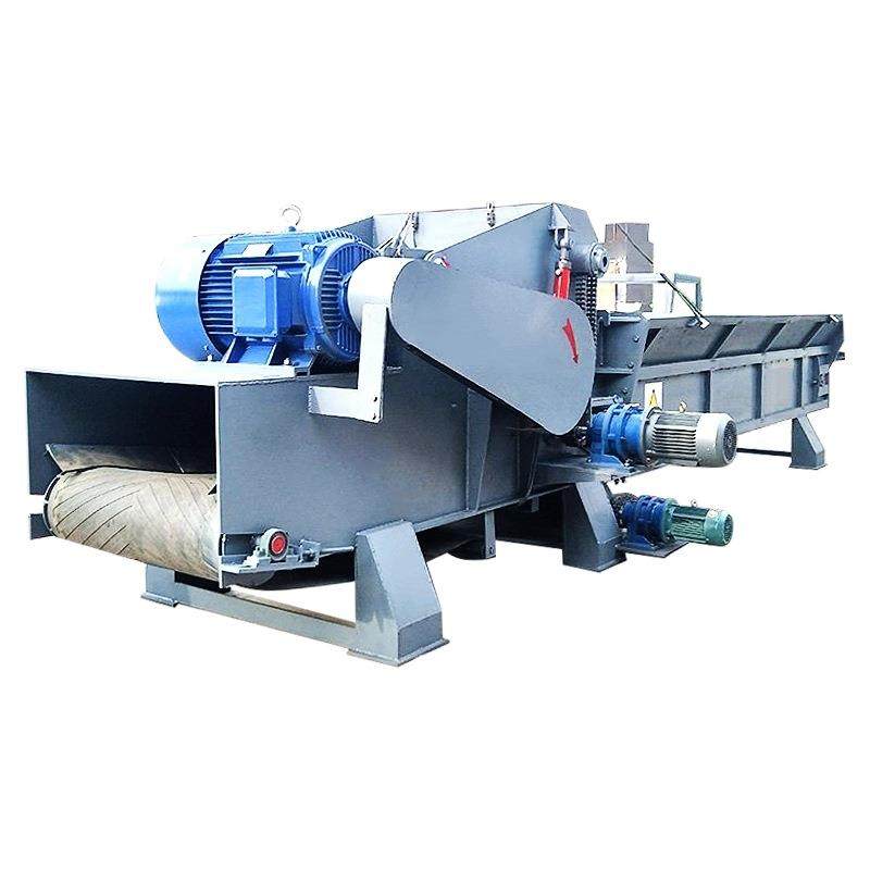 木材综合破碎机大型圆木屑废旧建筑模板带钉边角料移动木材削片机