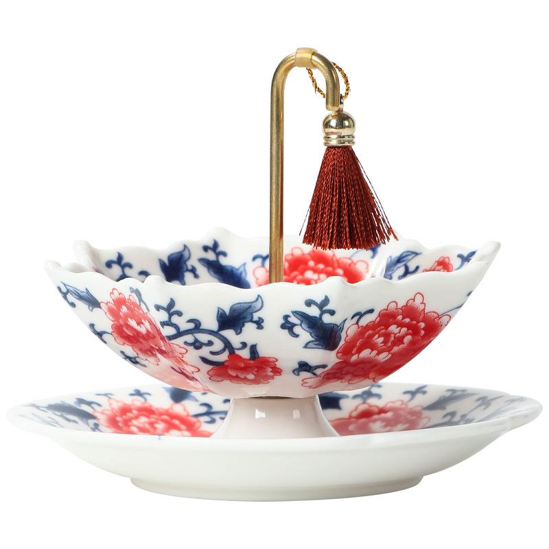 雨伞漏功夫具配件陶瓷过滤器茶茶隔桌面茶摆件公活司动LLJROGO伴