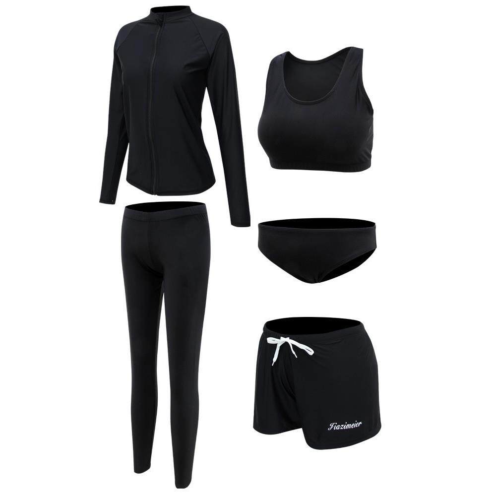 女士潜水服防晒速干分体长袖长裤浮潜水母衣修身保暖冲浪泳衣女