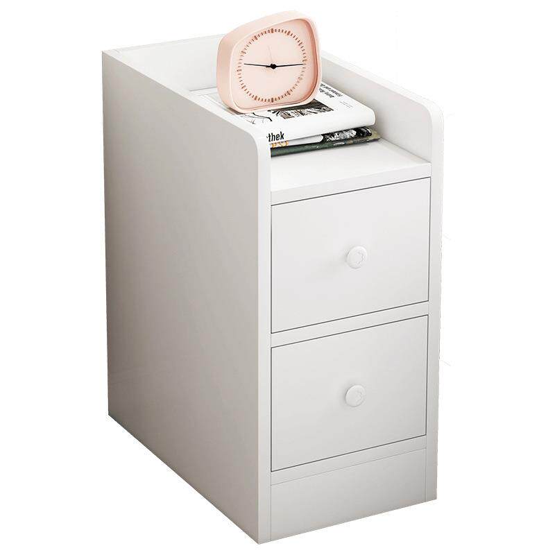 简约现代家用床头柜简易抽屉式卧室收纳小柜子储物柜复古风斗柜