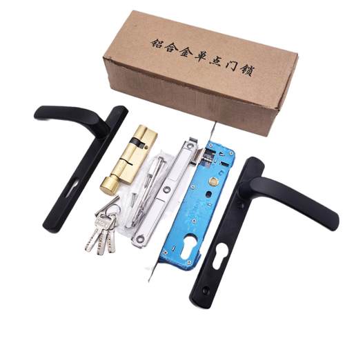 铝合金单点门锁断桥铝门锁塑钢门锁平开门锁8530单点执手锁