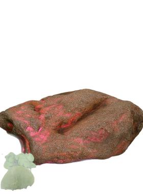 带插头发光仿真石头室内软装假山石摆件生态造景庭院玻璃钢石