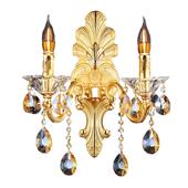 创意室内蜡烛墙壁灯 个性 复古水晶壁灯法式 客厅卧室玄关床头灯欧式